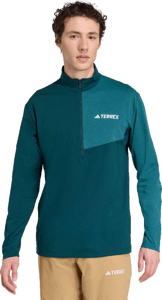 Load image into Gallery viewer, Adidas multi climacool 1 2 zip - long-sleeved shirt
