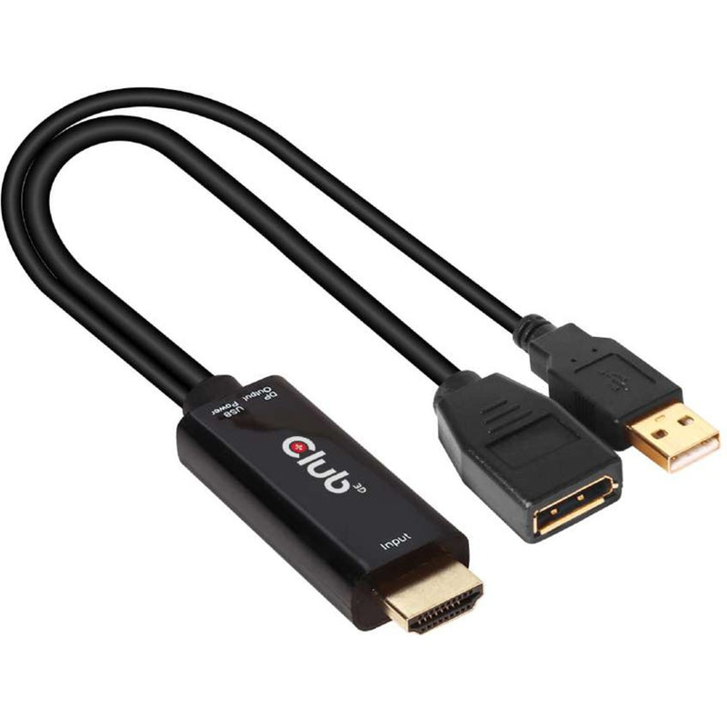 Afbeelding laden in galerijviewer, Club 3d hdmi naar displayport actieve adapter (0,25 meter, 4k)