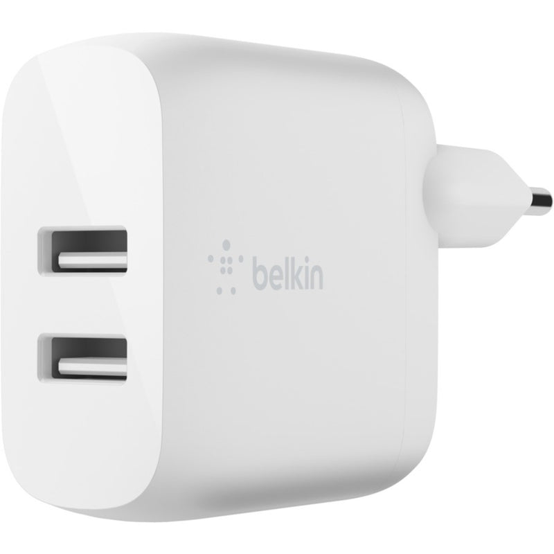 Load image into Gallery viewer, Belkin boost charge 2-poorts usb-a wandlader (wit, 24w)