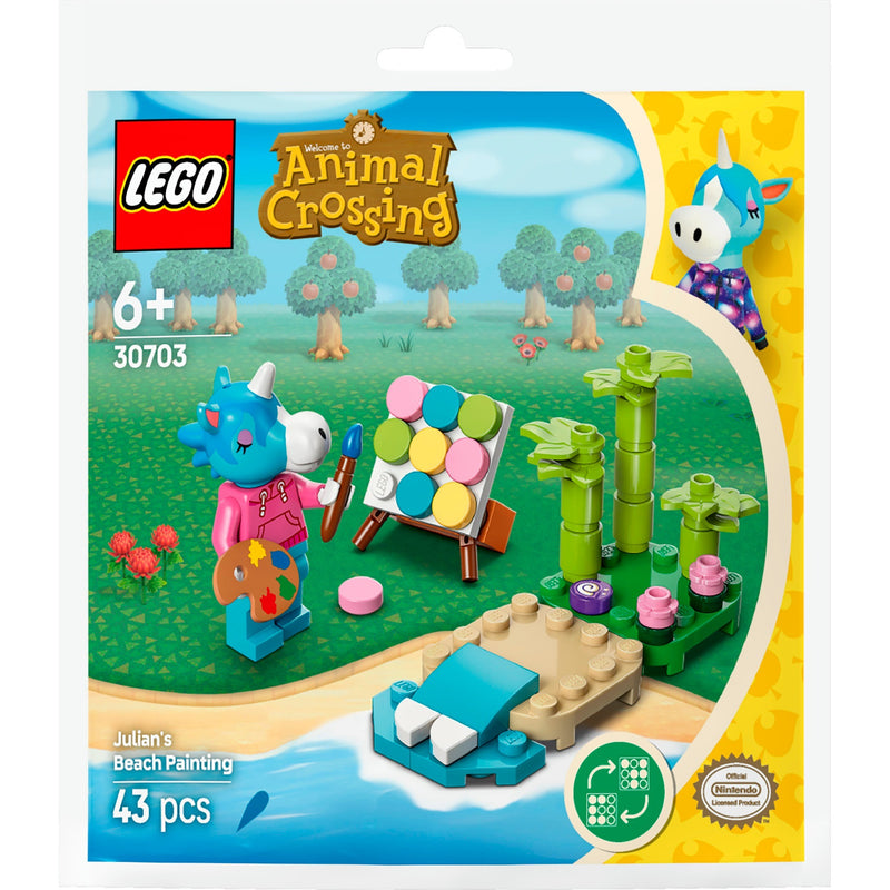 Load image into Gallery viewer, Lego animal crossing - strandschilderen met julian constructiespeelgoed (30703)