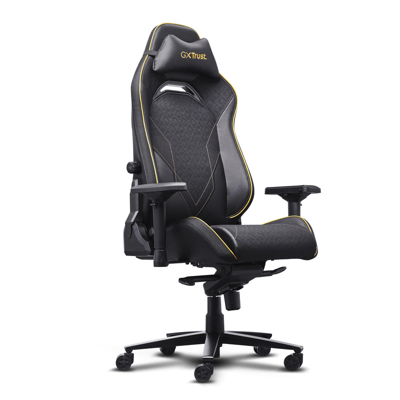 Load image into Gallery viewer, Trust gxt 721 ruya pro premium comfortabele gaming stoel (zwart geel)