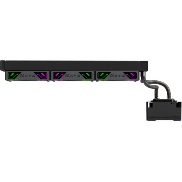 Laden Sie das Bild in Galerie -Viewer, Xyz pc gear hydroview aio 360 waterkoeling (zwart, argb, pwm)