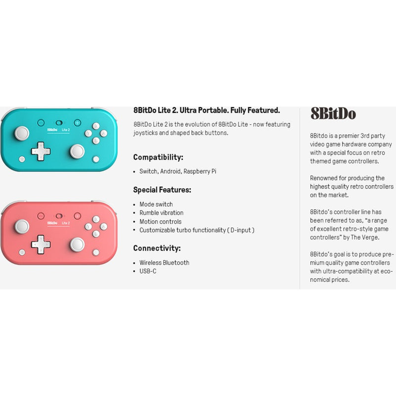 Load image into Gallery viewer, 8BitDo 8BitDo Lite 2 Pink
