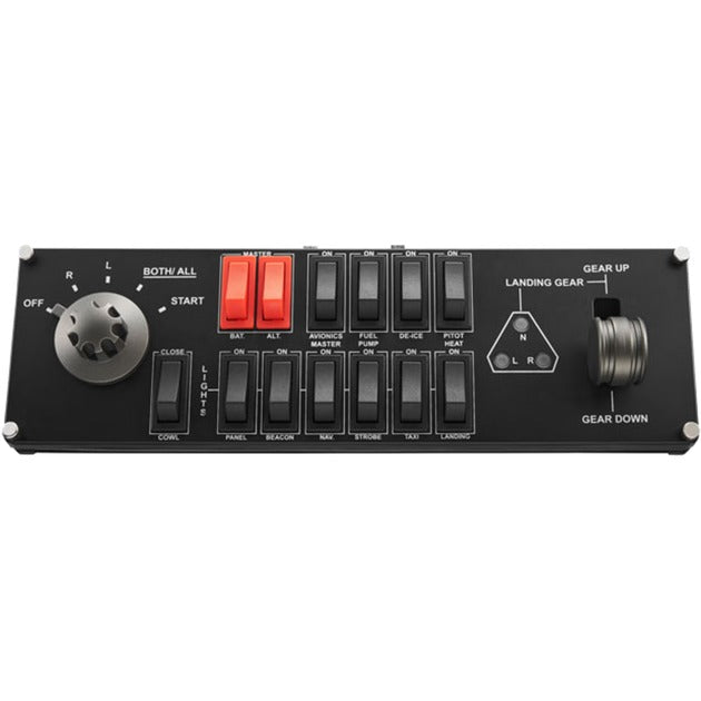 Load image into Gallery viewer, Logitech g saitek pro flight switch panel instrumentenpaneel (zwart, pc)