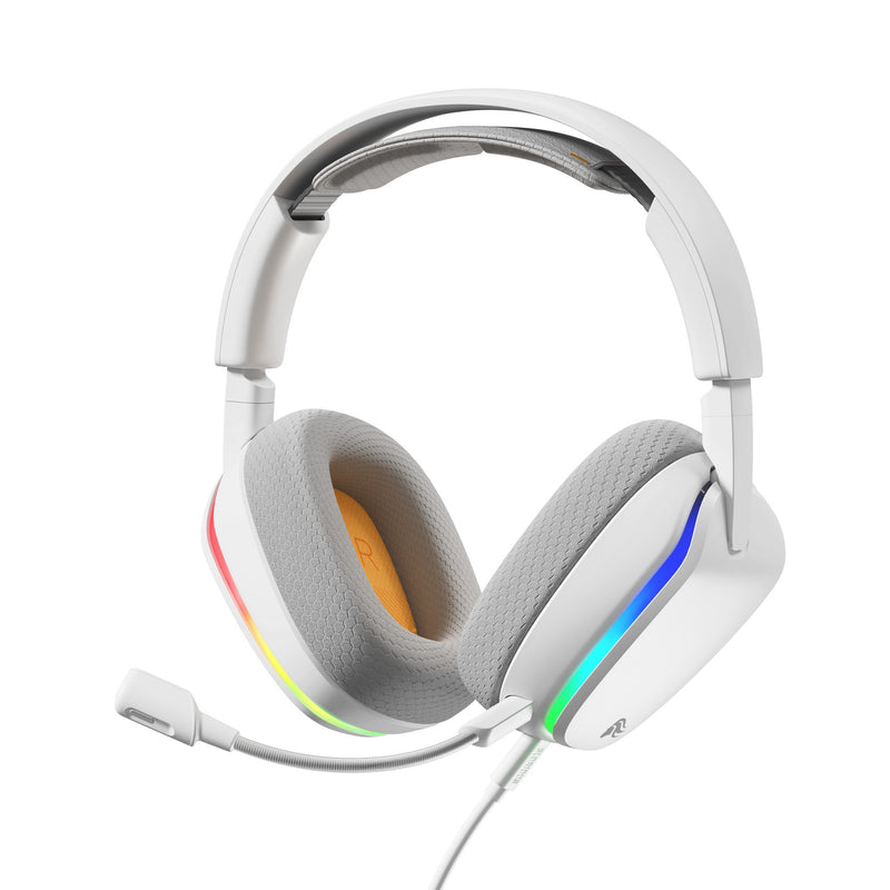 Load image into Gallery viewer, Glorious ghs eternal rgb - stereo rgb gamingheadset over-ear gaming headset (wit, pc, ps5, ps4, switch, usb-c)