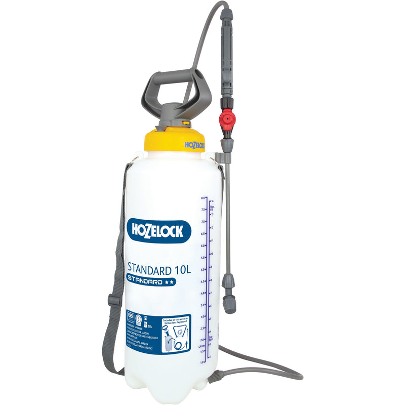 Afbeelding laden in galerijviewer, Hozelock standard 10 liter drukspuit (wit geel)