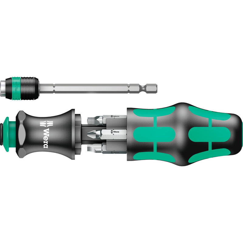 Load image into Gallery viewer, Wera kraftform kompakt 26 met etui, 7‑delig bitset (zwart groen)