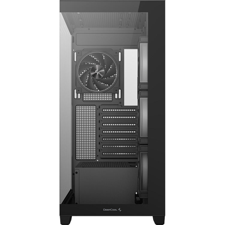 Laden Sie das Bild in Galerie -Viewer, Deepcool cg580 4f v2 midi tower behuizing (zwart | 2x usb-a | 1x usb-c | rgb | tempered glass)
