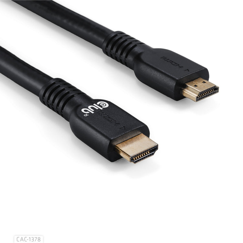 Load image into Gallery viewer, Club 3d ultra high speed hdmi 2.1 gecertificeerde kabel male-male (zwart, 7,5 meter, 4k 240hz, 8k 60hz, 48gbps)