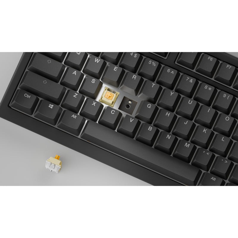 Load image into Gallery viewer, Ducky one x wireless rgb mechanisch toetsenbord (zwart, us lay-out (qwerty), inductive, 100%, hot-swappable, pbt, 2.4 ghz | bluetooth | usb-c)