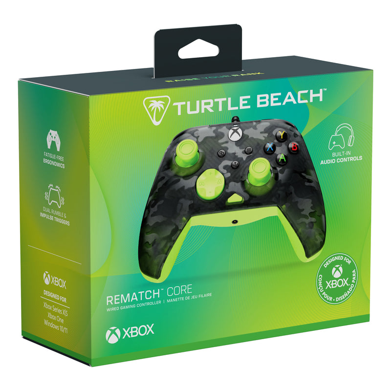 Load image into Gallery viewer, Turtle beach rematch core bedrade controller (zwart geel, xbox serie x|s, xbox one, pc)