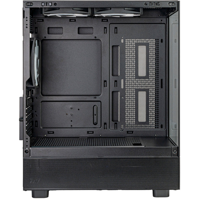 Load image into Gallery viewer, Silverstone lucid 04 mini tower behuizing (zwart | 2x usb-a | 1x usb-c | rgb | tempered glass)