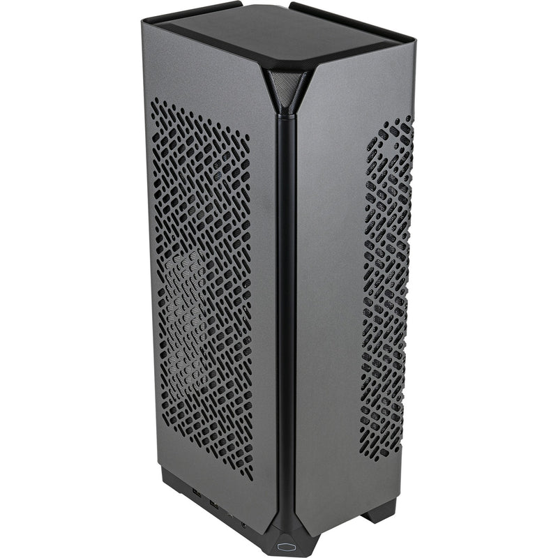 Load image into Gallery viewer, Cooler master ncore 100 max mini tower behuizing (donkergrijs | 2x usb-a | 1x usb-c)