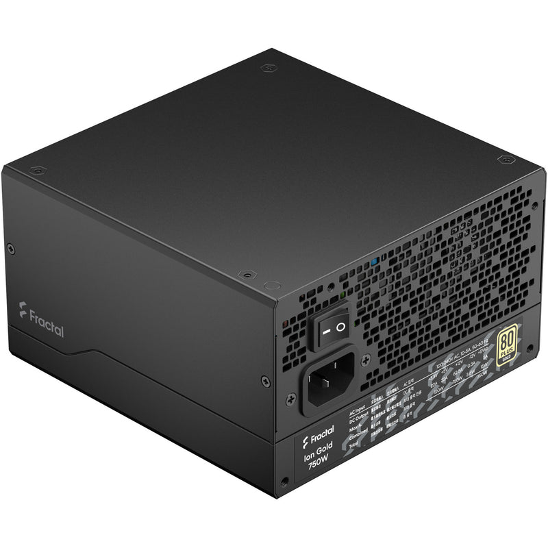 Cargue la imagen en el visor de la galería, Fractal design ion gold 3 modulaire 750 watt voeding (zwart, 1x 12v-2x6, 3x pcie)