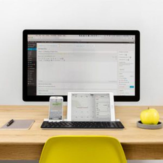 Load image into Gallery viewer, Logitech k780 multi device draadloos toetsenbord (eu lay-out (qwerty), bluetooth)