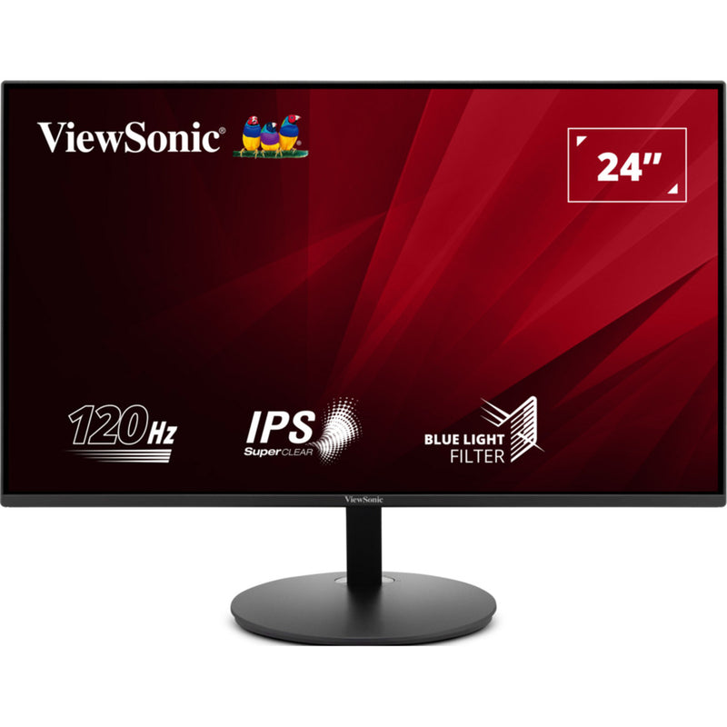 Chargez l'image dans la visionneuse de la galerie, Viewsonic va24e1-h full hd 24 monitor (zwart, 1x hdmi, 1x vga, 120 hz)
