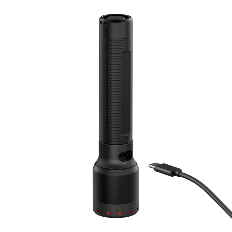 Load image into Gallery viewer, Ledlenser p6r zaklamp (zwart, 1200 lm, 6000-7500k)