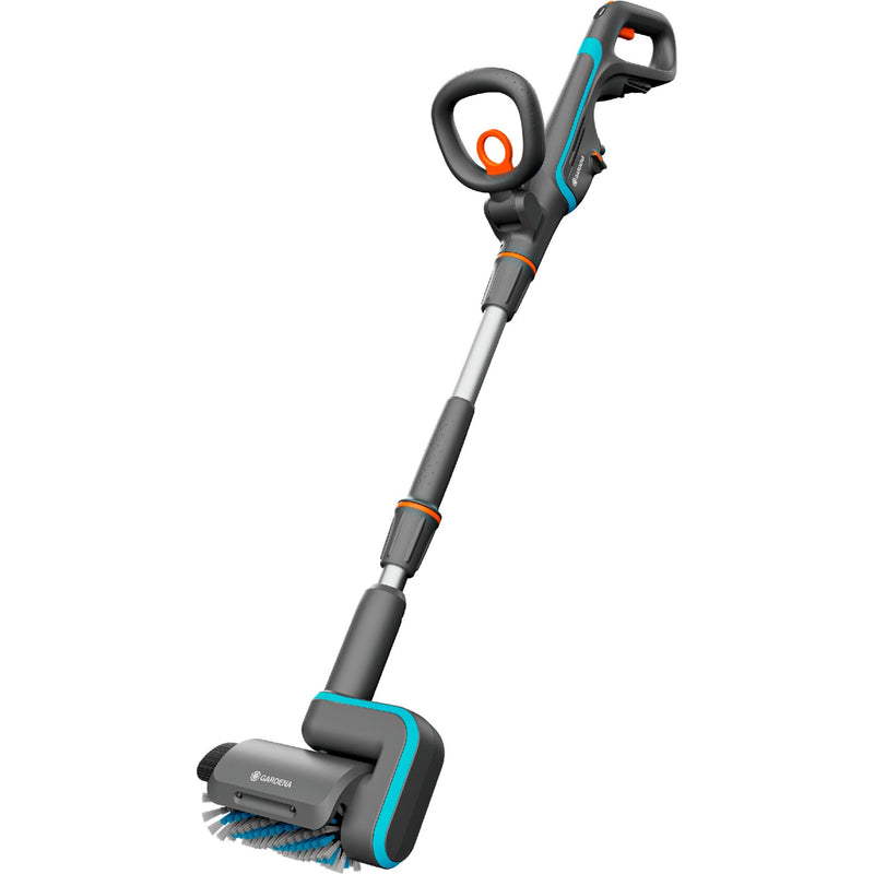 Load image into Gallery viewer, Gardena aquabrush patio 18v p4a solo accu multi-reiniger vloerreiniger (grijs turquoise, 14841-55, accu en lader niet inbegrepen, power for all alliance)