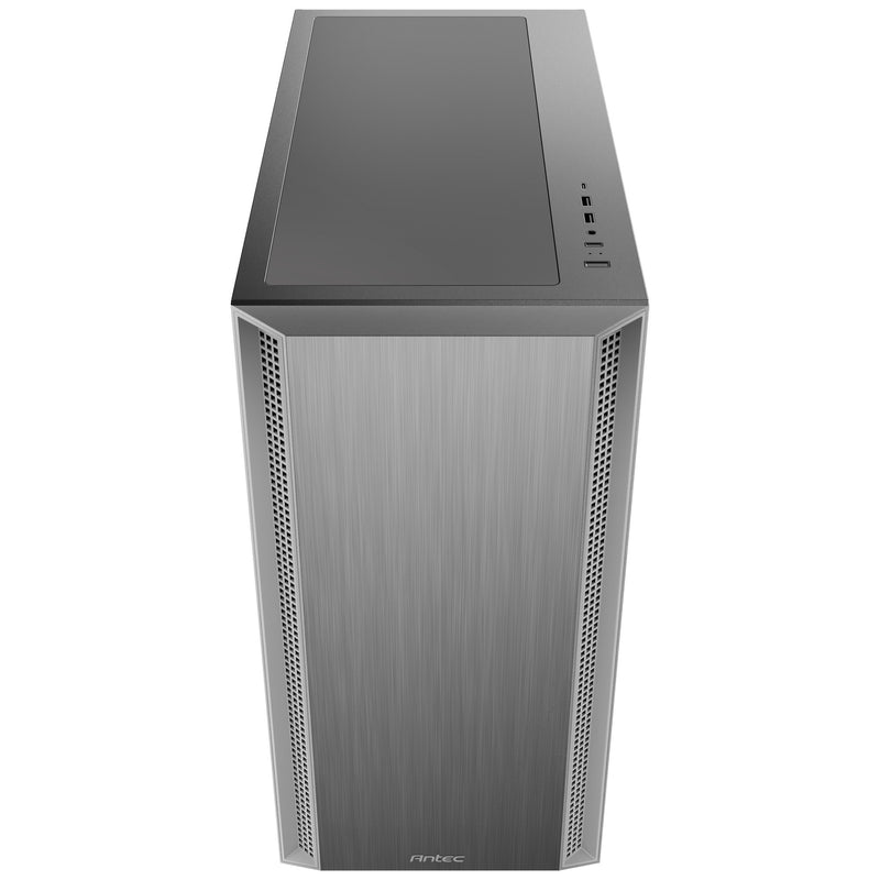 Afbeelding laden in galerijviewer, Antec p7 s midi tower behuizing (zwart zilver | 2x usb-a | 1x usb-c)