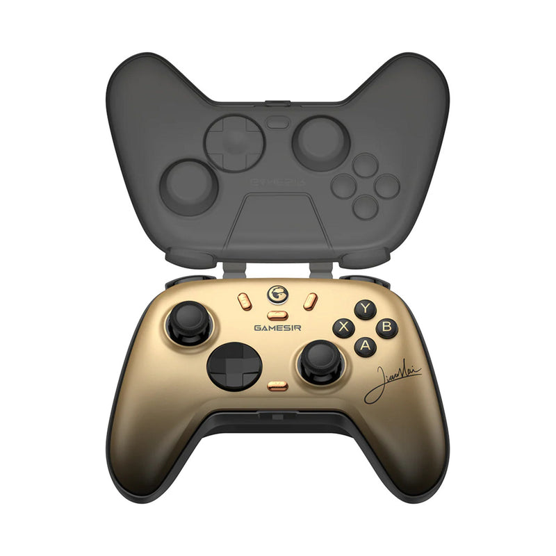 Cargue la imagen en el visor de la galería, Gamesir nova 2 lite multiplatform wireless game controller champion-editie (goud zwart, switch, pc, android en ios, bluetooth 2.4 ghz usb)