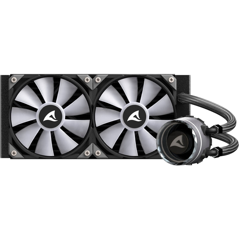 Load image into Gallery viewer, Sharkoon s80 rgb waterkoeling (zwart, 4-pins pwm fan-connector)