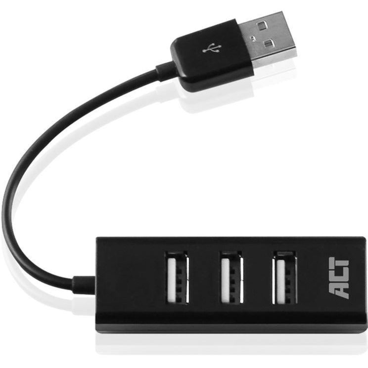 Afbeelding laden in galerijviewer, Act connectivity usb hub mini 4 port usb-hub (zwart)