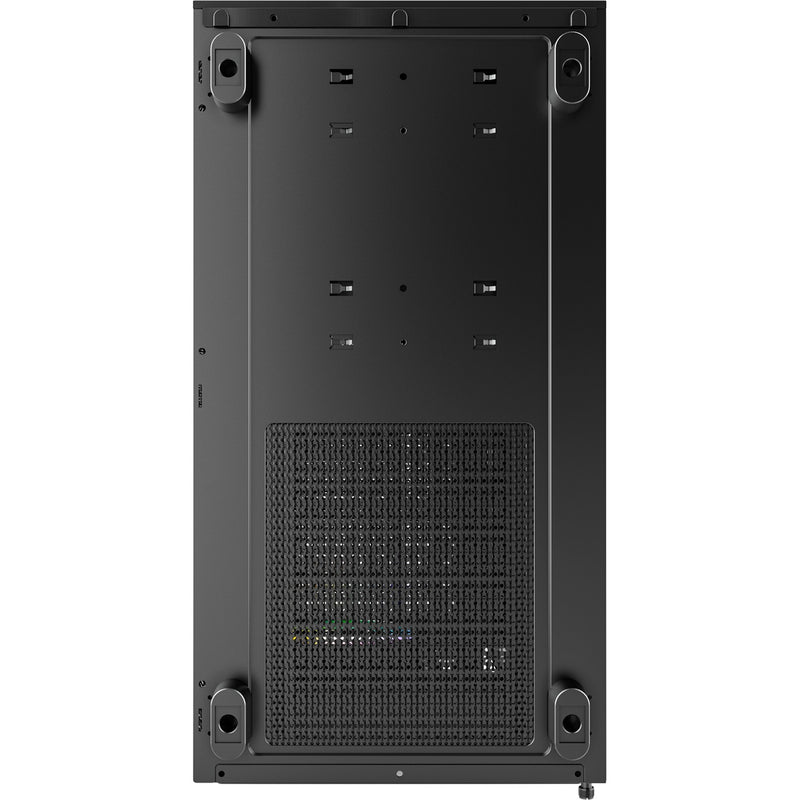 Load image into Gallery viewer, Montech xr midi tower behuizing (zwart | 2x usb-a | 1x usb-c | rgb | tempered glass)