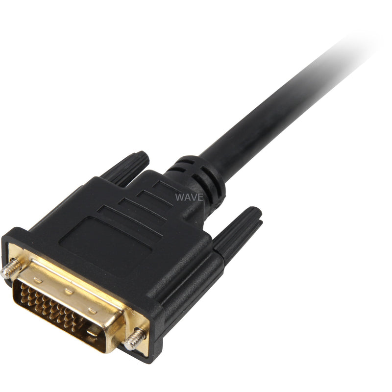 Load image into Gallery viewer, Sharkoon dvi-d kabel (zwart, 1 meter)