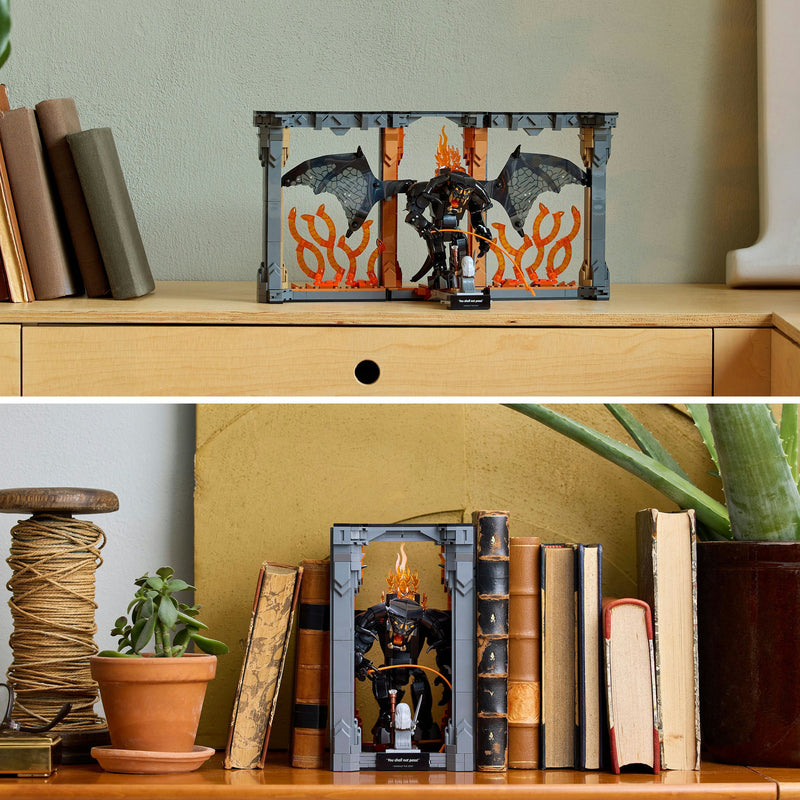 Load image into Gallery viewer, Lego icons boekensteun: the lord of the rings – balrog constructiespeelgoed (10367)