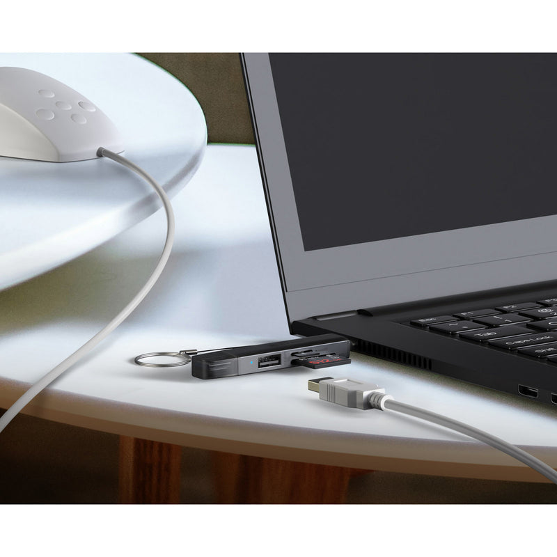 Load image into Gallery viewer, Icy box ib-cr203-cu3 3-in-1 kaartlezer (zwart)