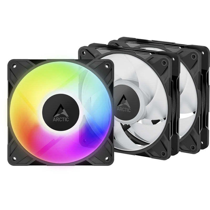 Load image into Gallery viewer, Arctic p12 pro a-rgb case fans (zwart, 3 stuks, 120 x 120 x 25 mm, pwm)