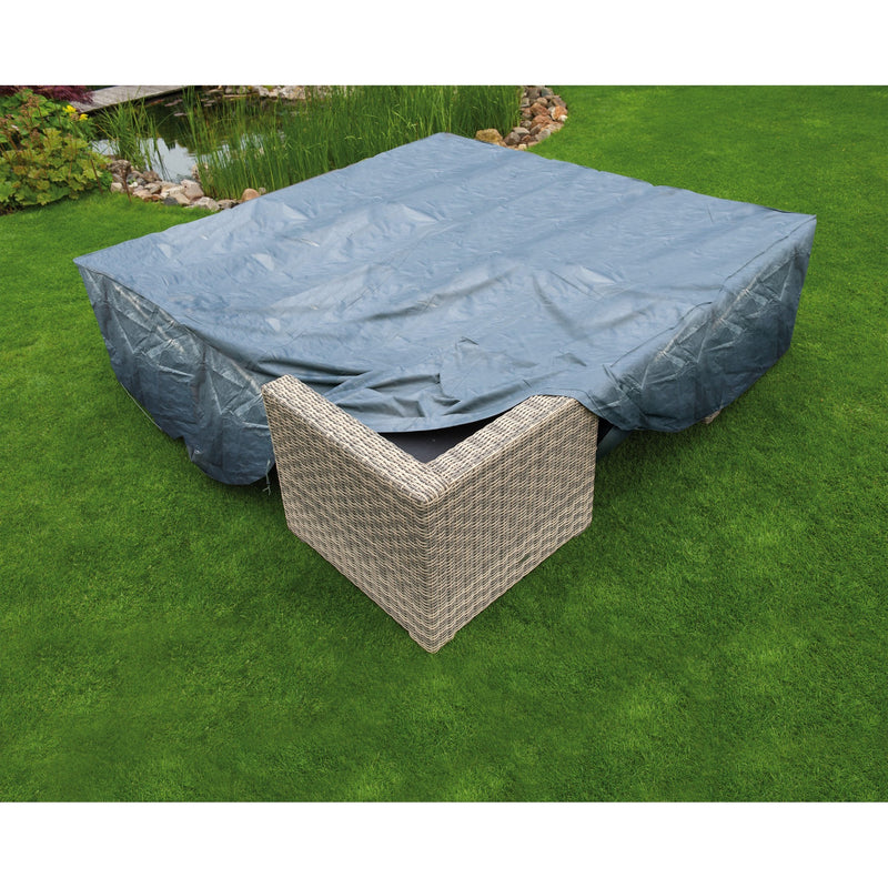 Load image into Gallery viewer, Nature tuinmeubelafdekhoes voor loungeset afdekking (grijs, 6031602)