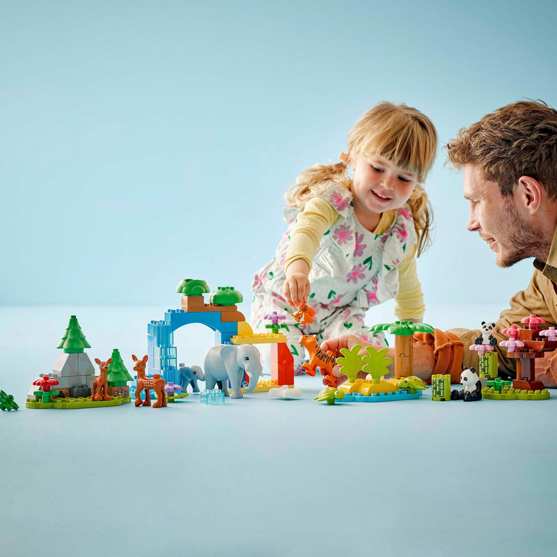 Load image into Gallery viewer, Lego duplo town 10446 3-in-1 families van wilde dieren