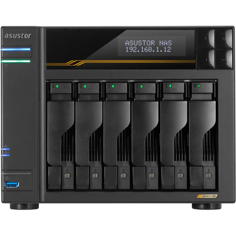 Load image into Gallery viewer, Asustor lockerstor 6 as6806t nas (zwart)