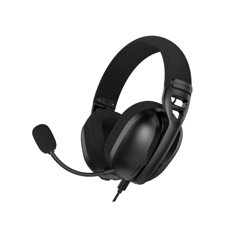 ギャラリービューアに画像をロードする, Hator hyperpunk 3 usb over-ear gaming headset (zwart, virtual 7.1 surround sound, usb-a usb-c bluetooth)