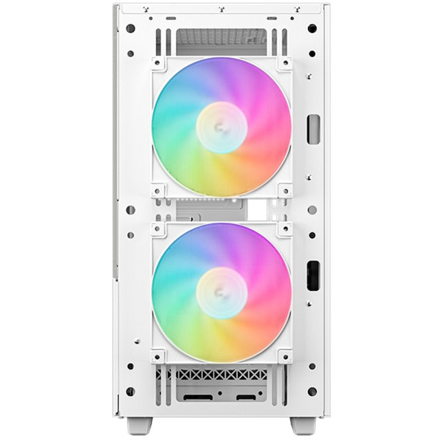 Load image into Gallery viewer, Deepcool ch360 digital mini tower behuizing (wit | 1x usb-a | 1x usb-c | rgb | tempered glass)