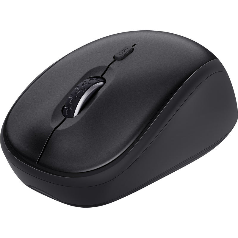 Afbeelding laden in galerijviewer, Trust ody ii stille draadloze toetsenbord- en muisset desktopset (zwart, us lay-out (qwerty), membraan, 100%, 800 dpi - 1.600 dpi)