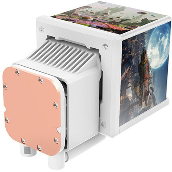Load image into Gallery viewer, Thermaltake minecube 360 ultra argb sync aio liquid cooler - snow edition waterkoeling (wit)
