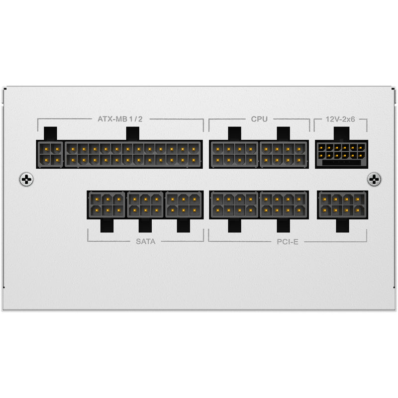 Afbeelding laden in galerijviewer, Sharkoon rebel p20 gen2 modulaire 850 watt voeding (wit, 1x 12v-2x6, 3x pcie)