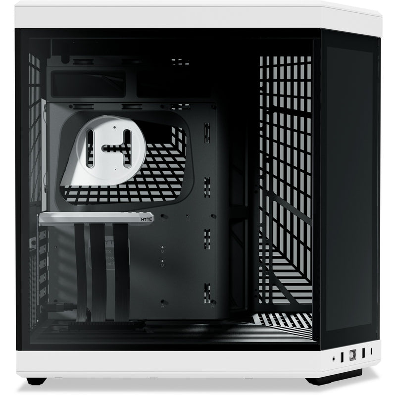Load image into Gallery viewer, Hyte y70 touch infinite midi tower behuizing (wit zwart | 2x usb-a | 1x usb-c | tempered glass)