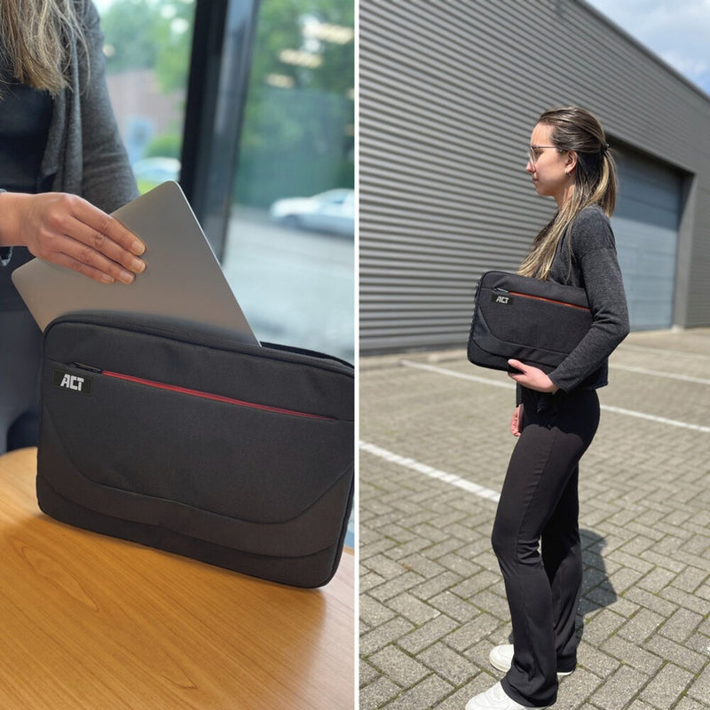 Load image into Gallery viewer, Act connectivity suburb laptop sleeve 15,6 (zwart)