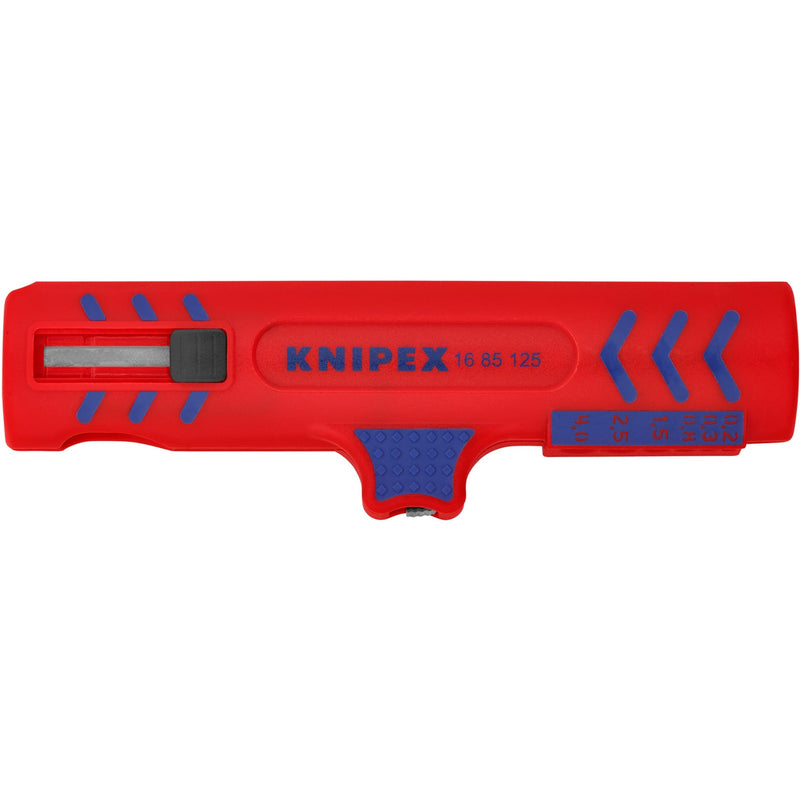 Load image into Gallery viewer, Knipex universele kabelstripper 1685125sb kabelstrip- ontmantelingsgereedschap (rood blauw)