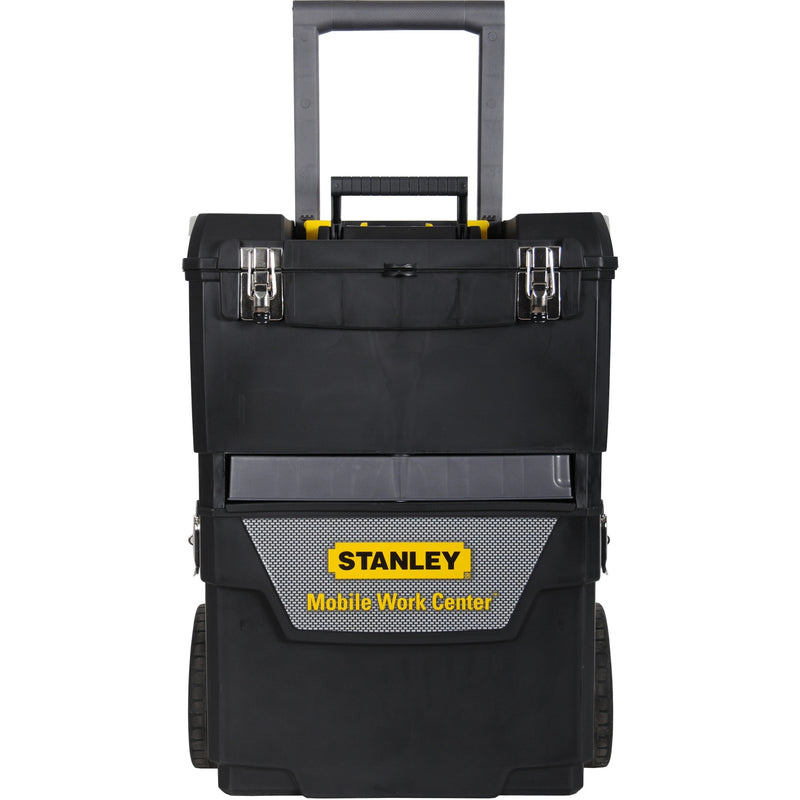 Load image into Gallery viewer, Stanley mobile work center 2in1 gereedschapskist (zwart grijs)