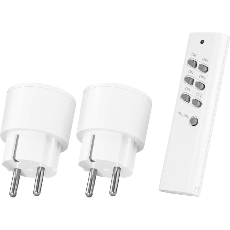Load image into Gallery viewer, Klikaanklikuit compact wireless socket switch set apc2-2300r schakelaar (wit)