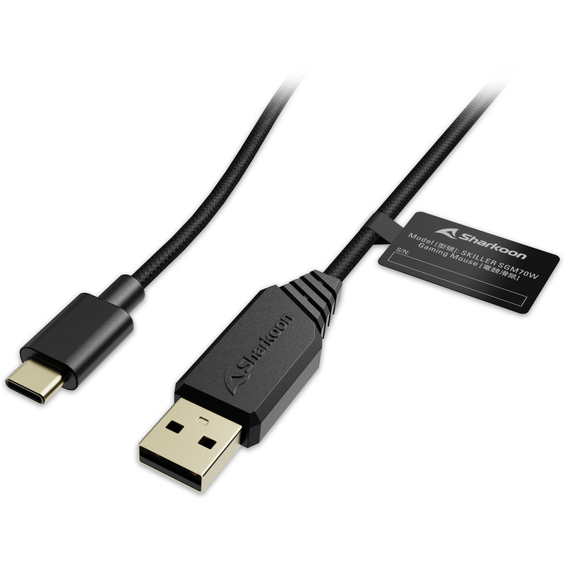 Afbeelding laden in galerijviewer, Sharkoon skiller sgm70w gaming muis (zwart, 400 - 26.000 dpi)
