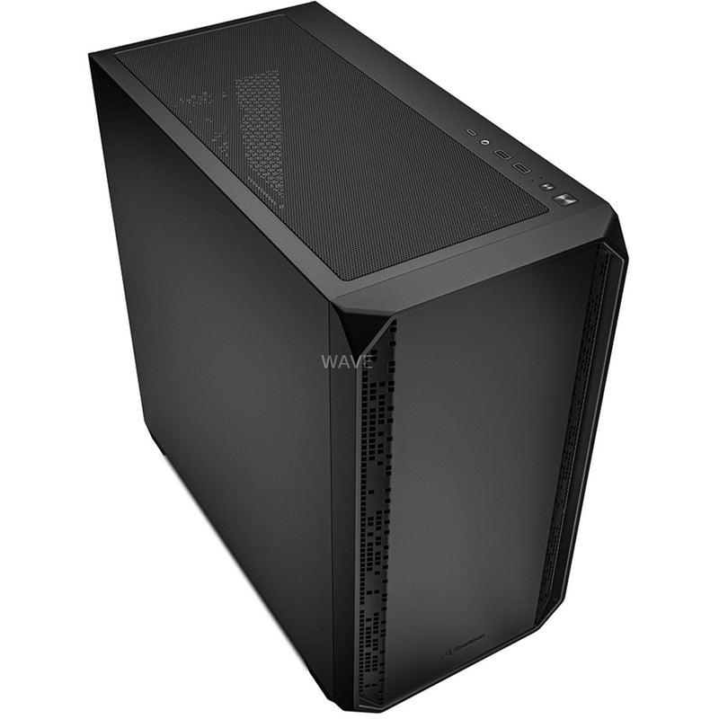 Load image into Gallery viewer, Sharkoon mk2 mini tower behuizing (zwart | 2x usb-a | 1x usb-c)