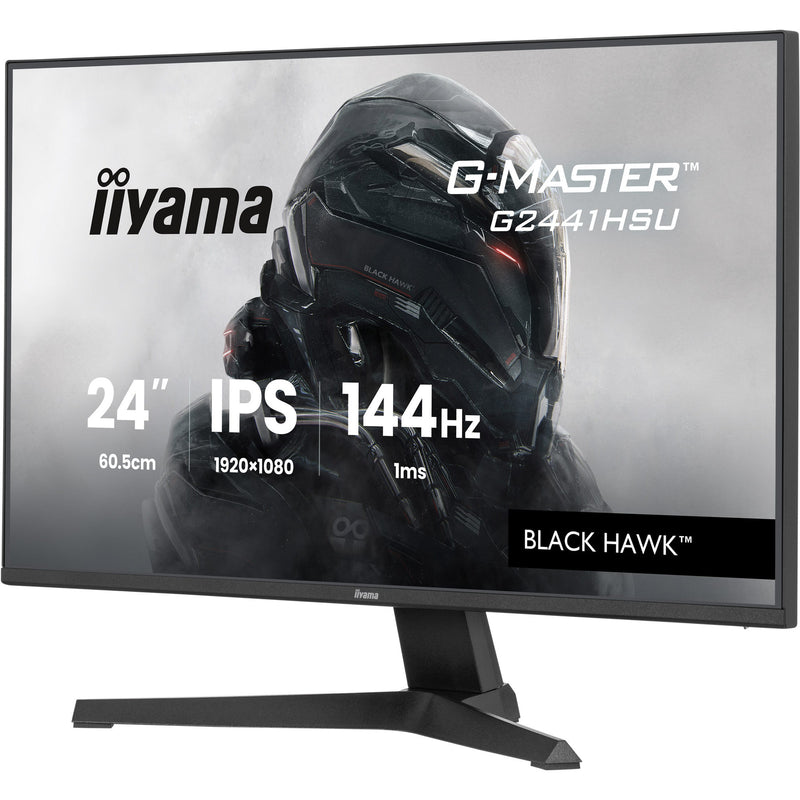 Load image into Gallery viewer, Iiyama g-master black hawk g2441hsu-b1 23.8 gaming monitor (zwart, hdmi, displayport, 2x usb-a, usb-b, 144 hz)
