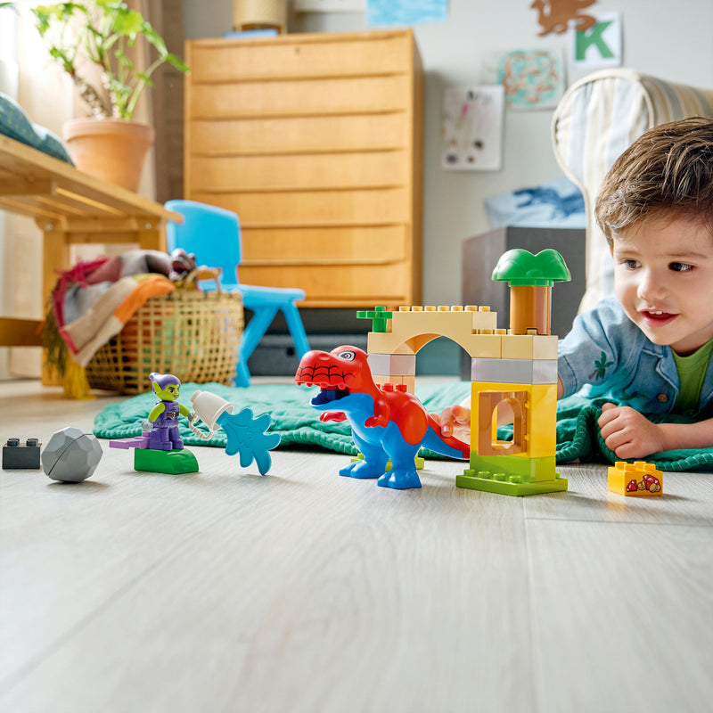 Chargez l'image dans la visionneuse de la galerie, Lego duplo 10463 dinosaurus spidey-rex vs. green goblin