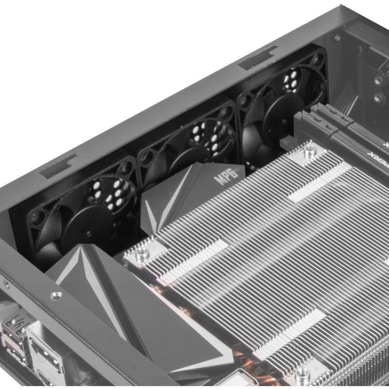Laden Sie das Bild in Galerie -Viewer, Silverstone sst-ml10b htpc behuizing (zwart | 2x usb-a)