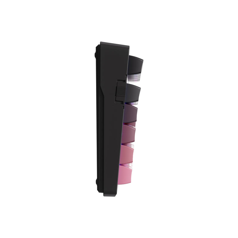 Laden Sie das Bild in Galerie -Viewer, Mchose g98 pro black pink cabbage tofu v2 wireless tri-mode custom mechanical rgb gaming toetsenbord (zwart, us lay-out (qwerty), ktt cabbage tofu v2, rgb, hot swap, side engraved pbt, draadloos | bluetooth | usb-c)